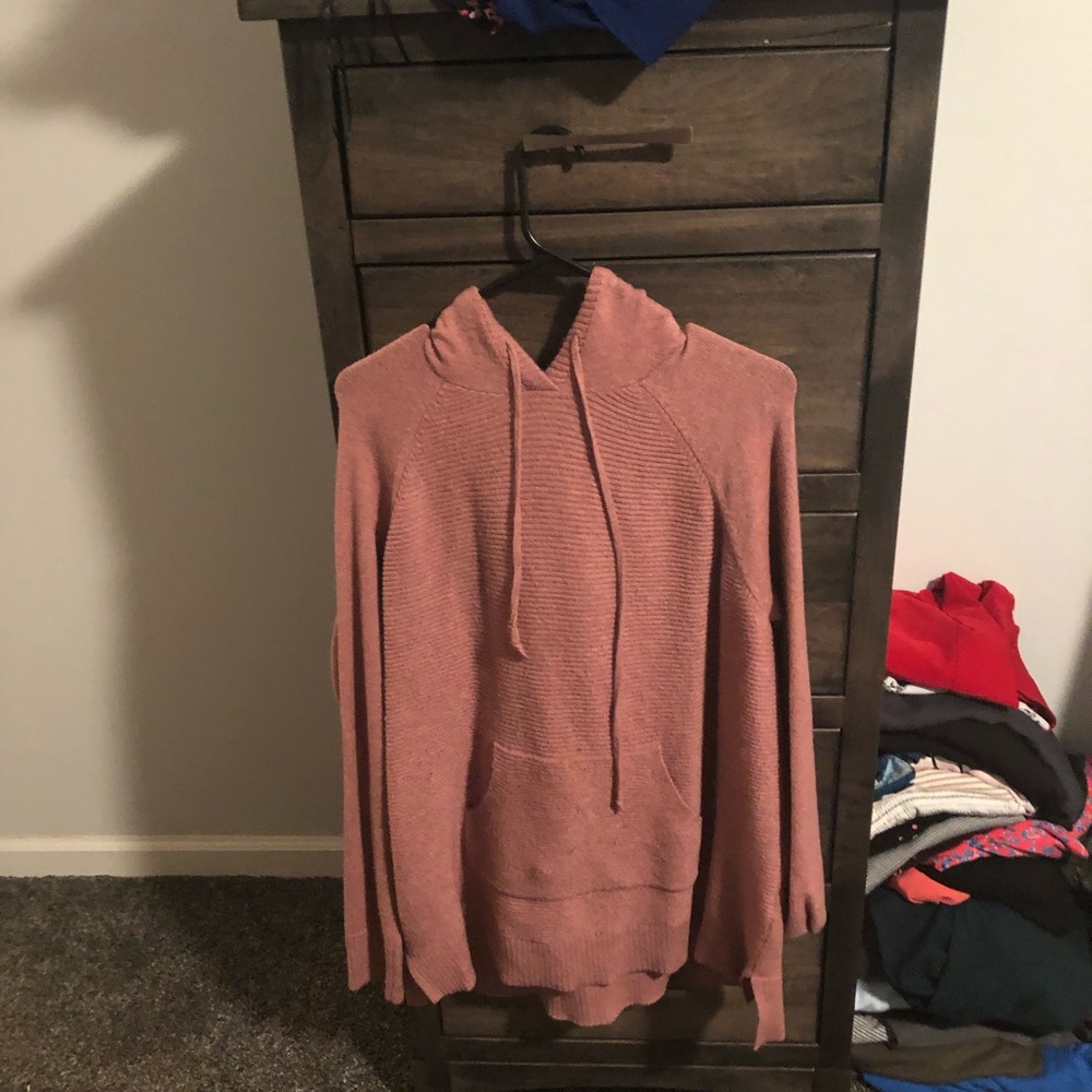 $18 Sonoma hooded sweater Rise pink  XXL
